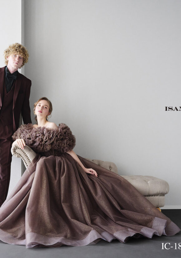 IC-185(BR) カラードレス｜ISAMU MORITA