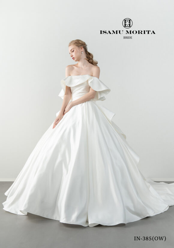 IN-385(OW) ウェディングドレス｜ISAMU MORITA