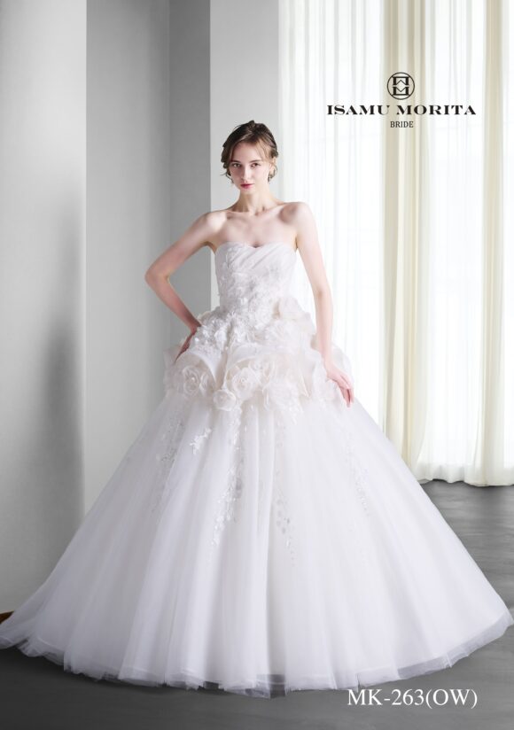MK-263(OW) ウェディングドレス｜ISAMU MORITA